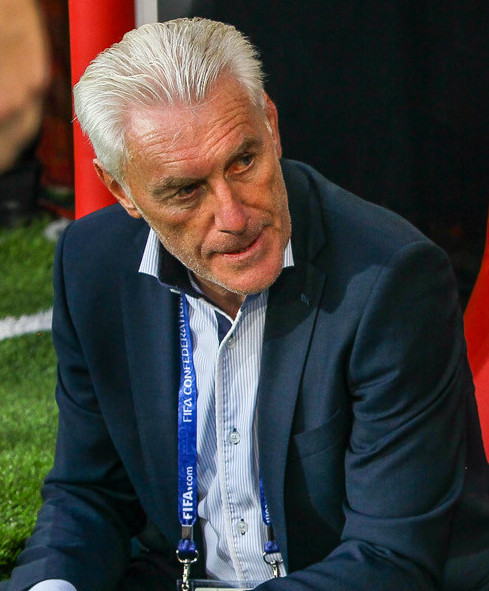 Hugo Broos, entrenador de Sudáfrica en el Sudáfrica vs Canadá del Mundial 2026