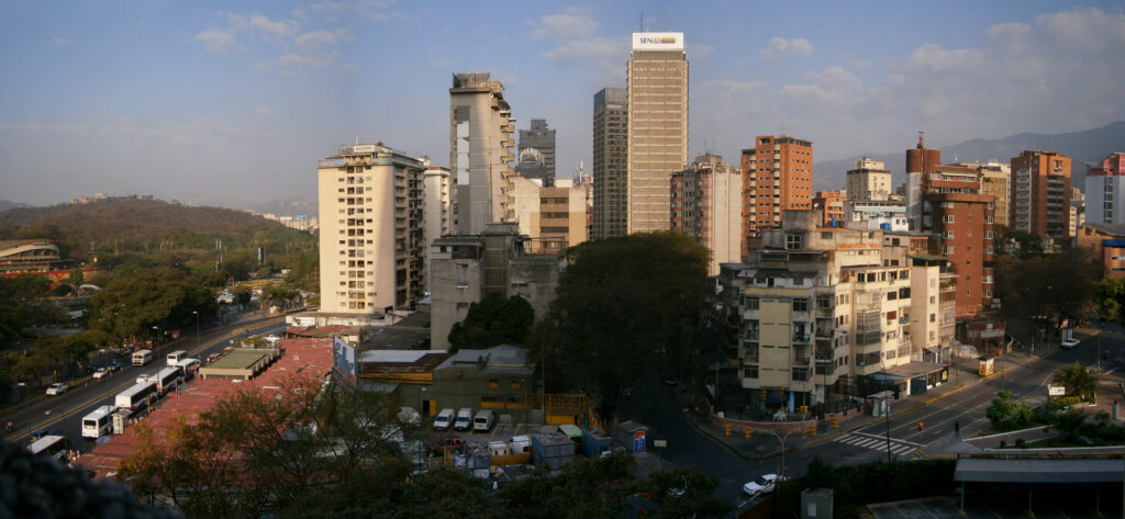 Vista panoramica de Caracas, la capital de Venezuela