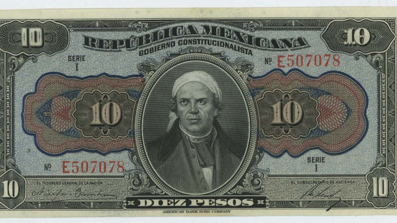 Billetes de peso mexicano relacionados con la tasa de interés de Banxico