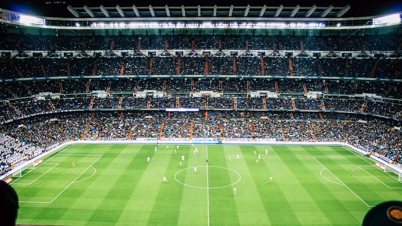 Estadio de futbol lleno durante el Mundial 2026