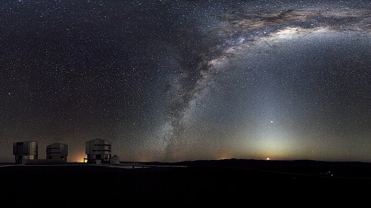 Cielo estrellado donde se ubica la Pequeña Nube de Magallanes