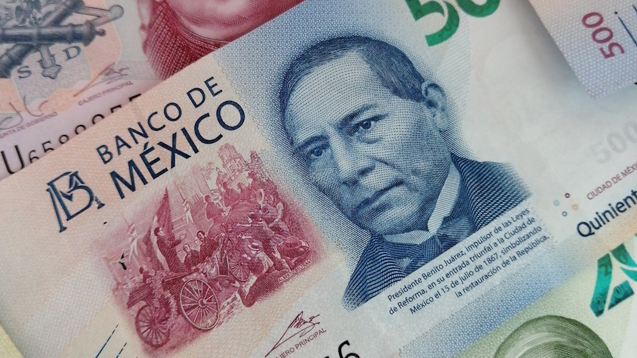 Billetes de peso mexicano del Banco de México