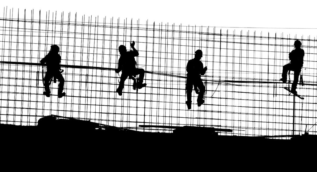 Trabajadores de la construcción en México