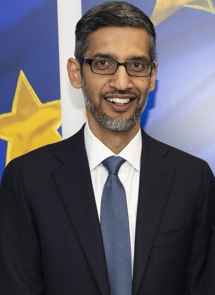 Sundar Pichai, director ejecutivo de Google y Alphabet
