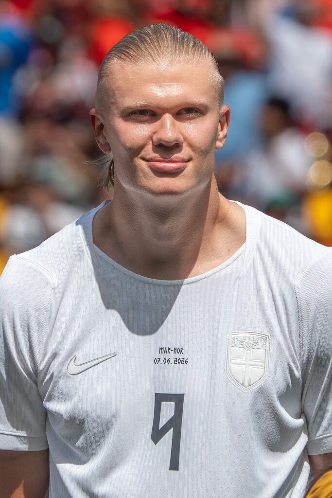 Erling Haaland con la selección de Noruega en el Mundial 2026