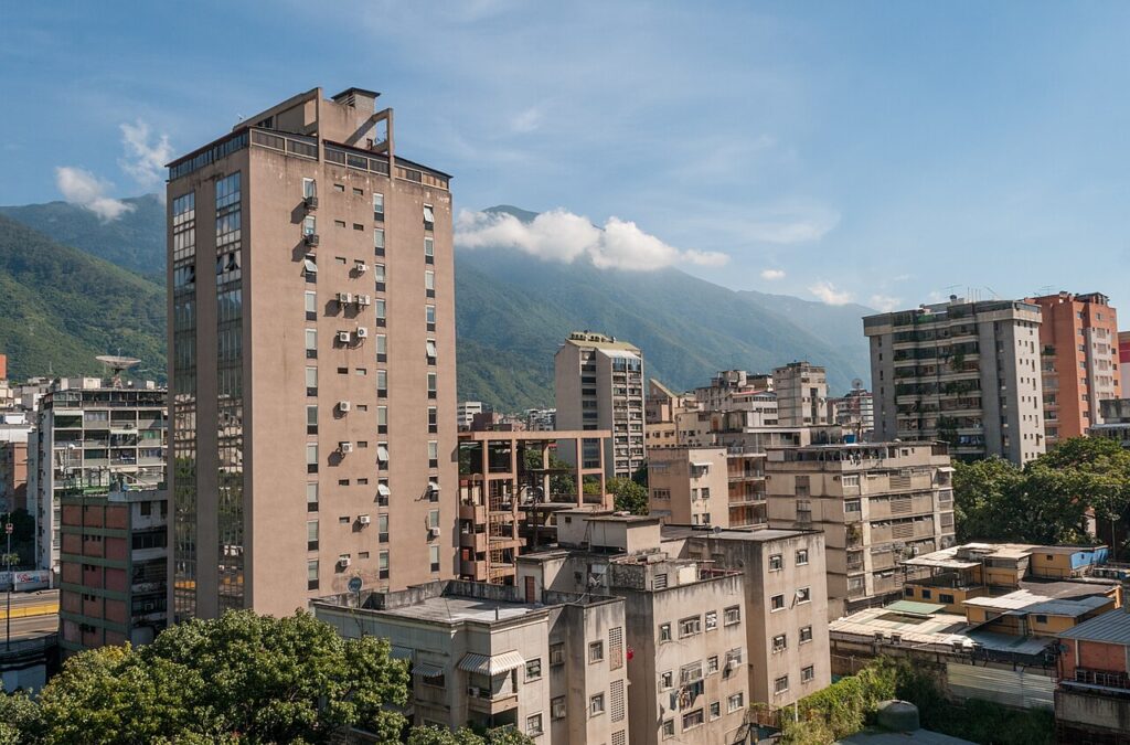 Vista panorámica de la ciudad de Caracas, Venezuela
