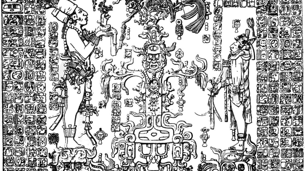 Panel labrado de estilo maya; una pieza procedente de Yaxchilan, Chiapas, figura entre los bienes recuperados desde Nueva York.