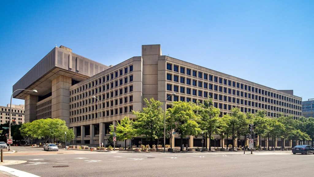 Sede del FBI en Washington. La agencia solo ha usado el término "detención" en sus documentos públicos sobre el operativo.