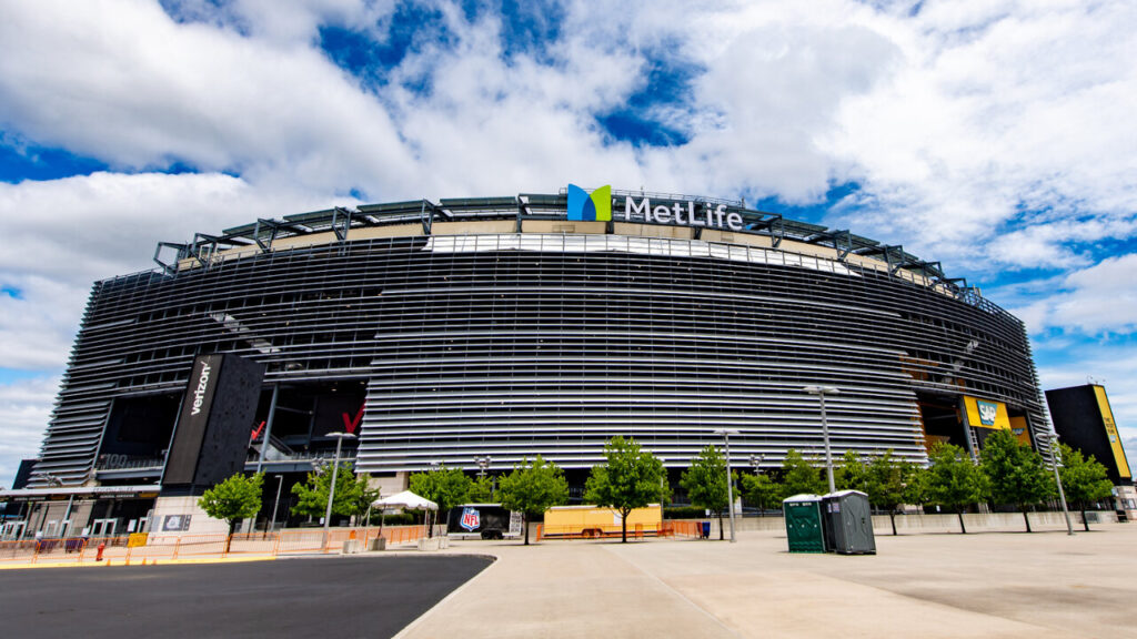 El MetLife Stadium de East Rutherford, Nueva Jersey, donde se jugará la final del Mundial el domingo 19 de julio.